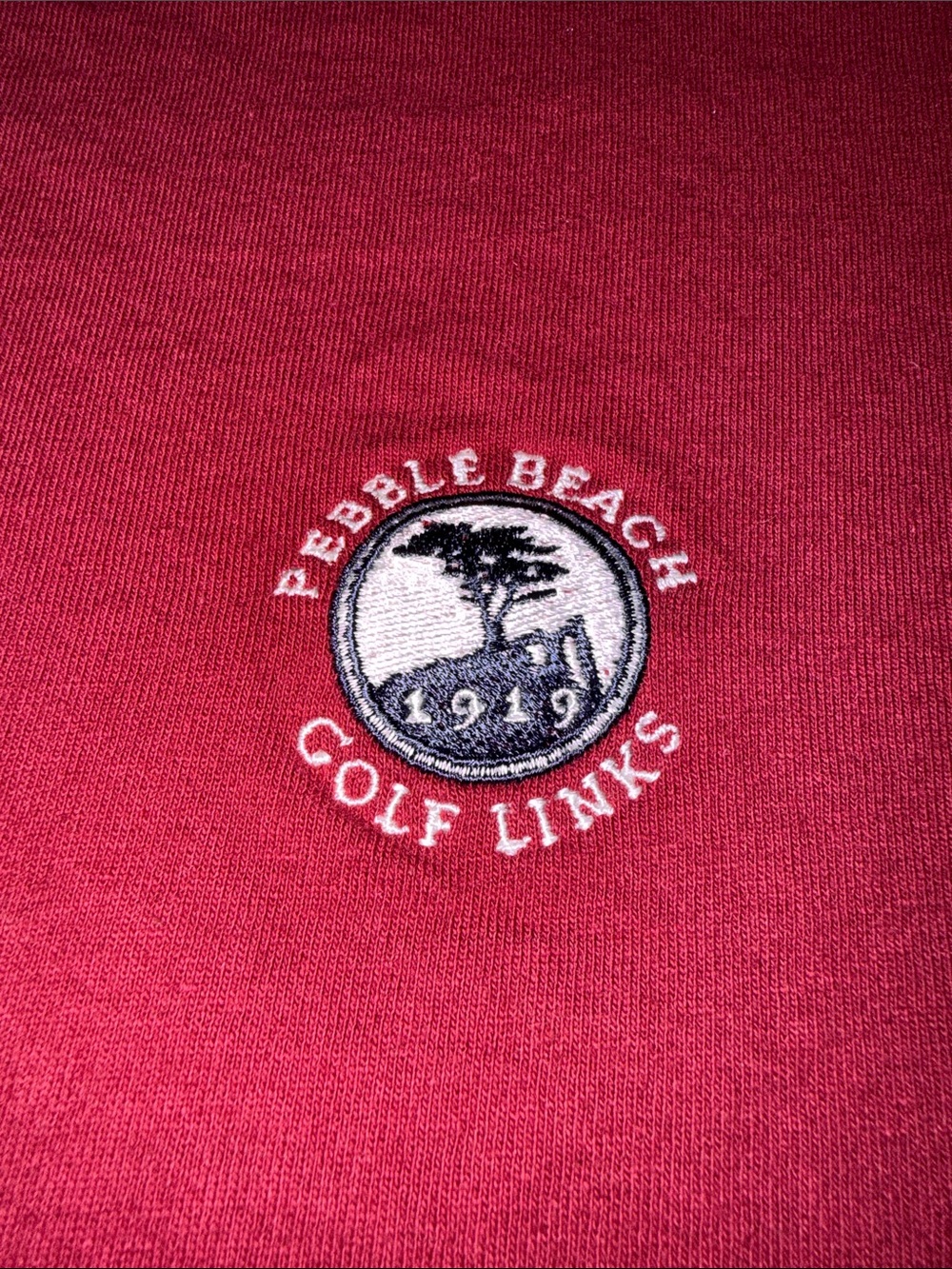 Pebble Beach Men's Crewneck Tee Shirt M
